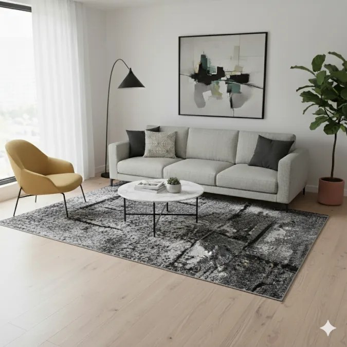 DC Koberec PP 016 sivá Rozmer: 200×300 cm