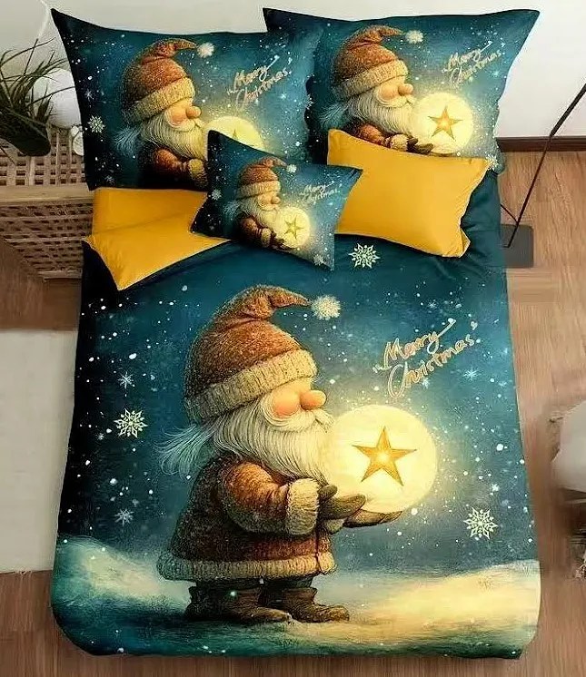 Obliečky Vianočný čas V/3 Bavlna 7-dielna súprava