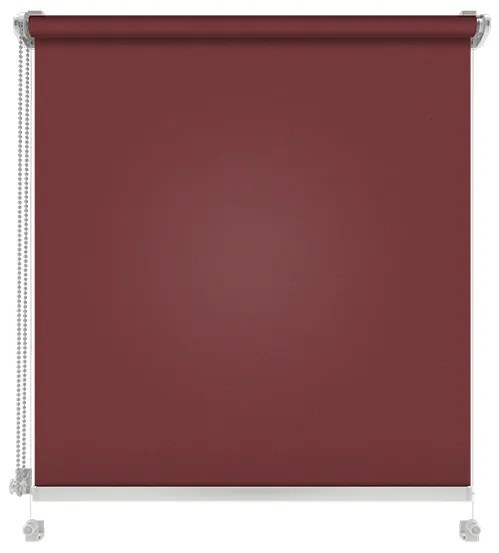 Gario Roleta Mini Standard Štruktúrovaná Červená marsala Šírka: 67 cm, Výška: 220 cm