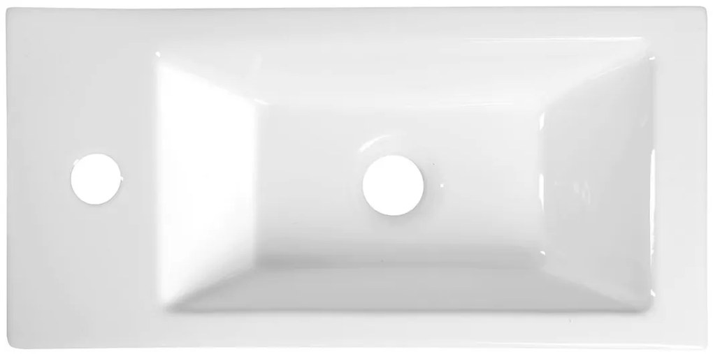 Sapho, ALMA keramické umývadlo 50x24,5 cm, biela, HF090