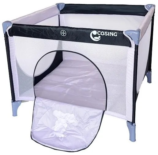 COSING - Detská ohrádka EMA Zebra šedá