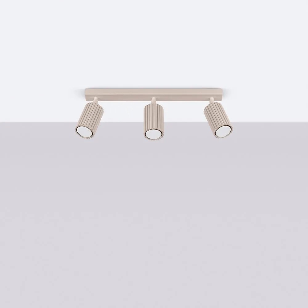 Taupe kovové bodové svietidlo 6,5x45 cm Gleam – Sollux