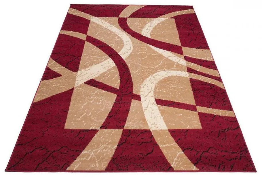 Kusový koberec PP Max vínový 160x229cm