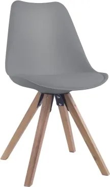 Jedálenská stolička Bojan, šedá%