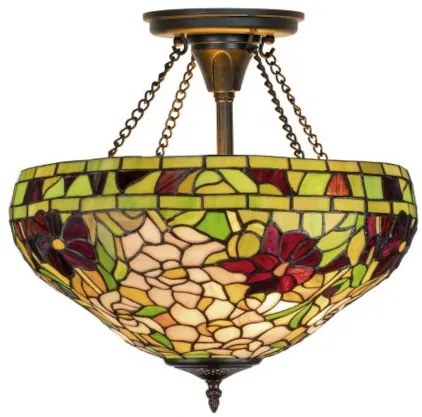 Stropná Tiffany ACAMAR 40*40 2*E27
