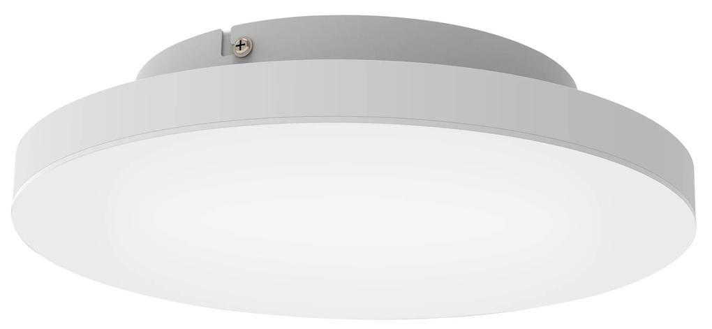 EGLO Chytré stropné LED osvetlenie TURCONA-Z, 15,7 W, teplá biela-studená biela, RGB, 30cm, okrúhle, biel