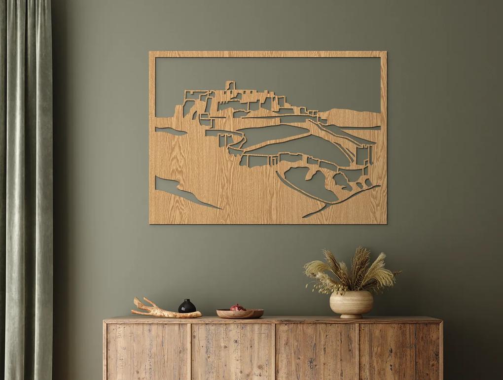 drevko Drevený obraz Spišský hrad
