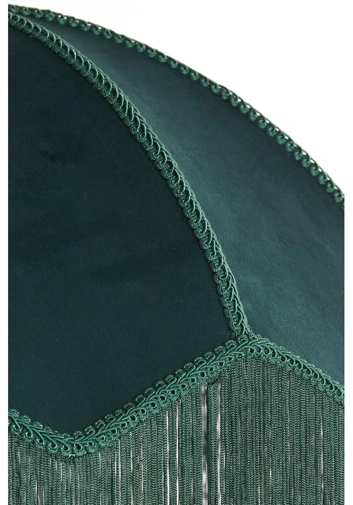 Závesné svietidlo v petrolejovej farbe s textilným tienidlom ø 50 cm Malacia – Light &amp; Living