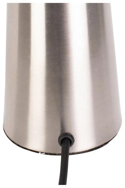 Stolová lampa v striebornej farbe Leitmotiv Sublime, výška 51 cm