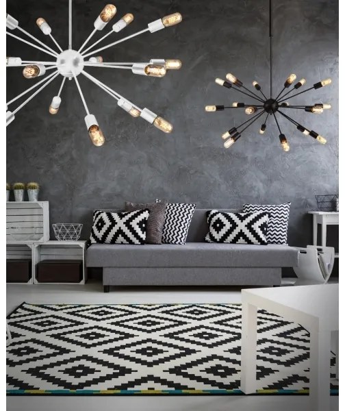 Azzardo AZ1657 - Luster na tyči ORBIT 18xE27/60W/230V