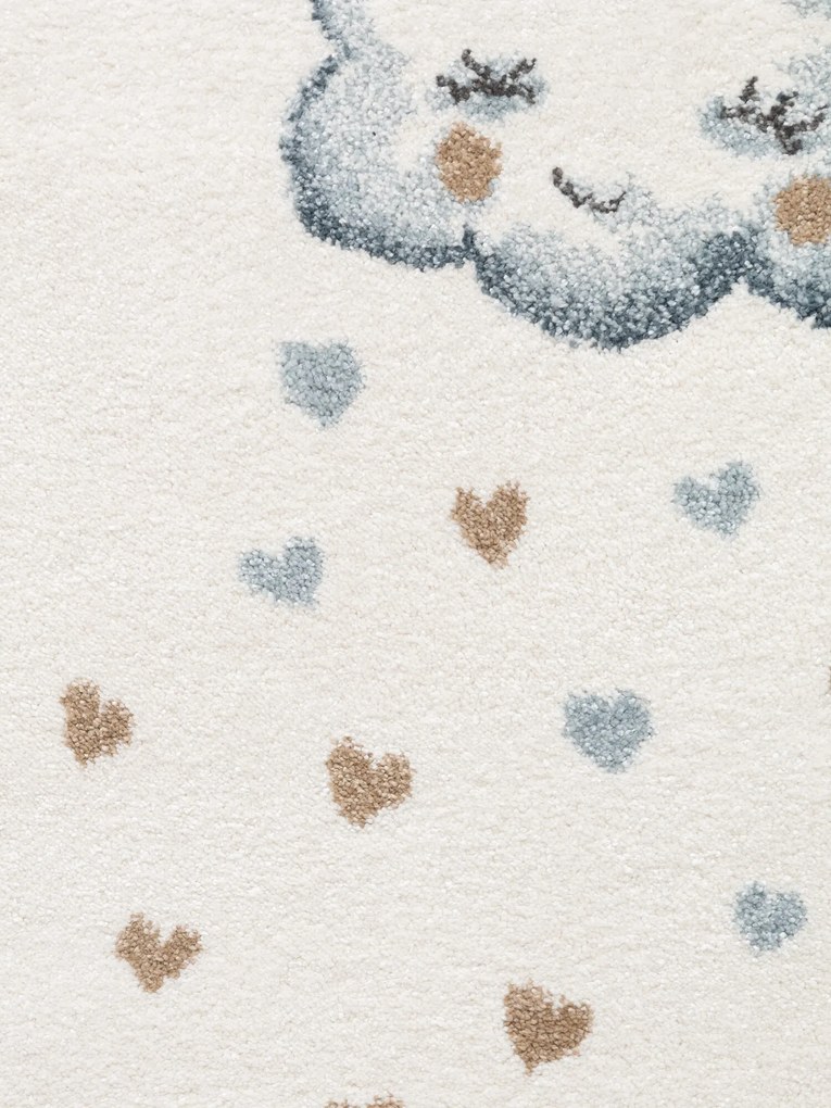 Detský kusový koberec Villeroy & Boch Boho Kids 106304 Cream Multicolor kruh, 160x160 (priemer) kruh, biela, viacfarebná, detská izba, Villeroy & Boch