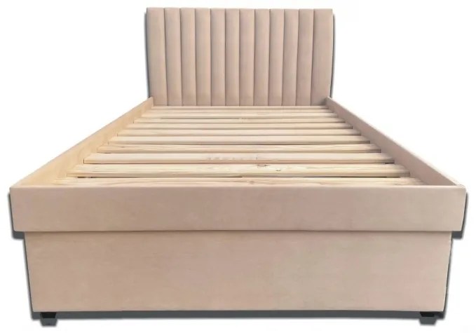 Manželská posteľ 140 cm Peissa (béžová) (bez matrace) (s roštom dreveným latkovým). Vlastná spoľahlivá doprava až k Vám domov. 1052042