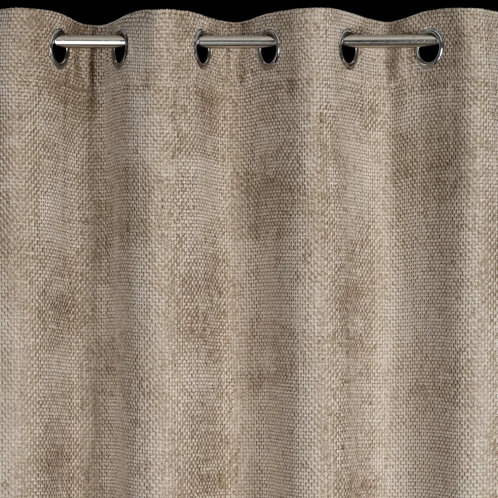 ZATEMŇOVACÍ ZÁVES NA KRÚŽKOCH ALETA 135X250 CM BÉŽOVÁ