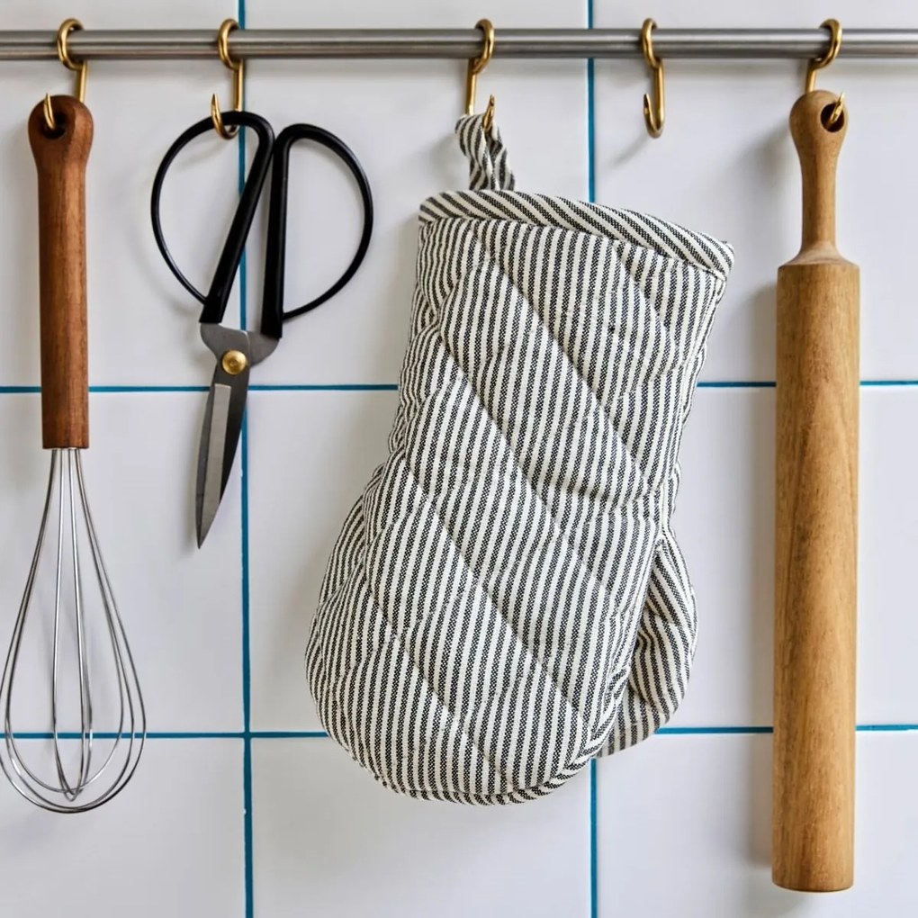 House Doctor Chňapka Glove Chef Dark Grey – sada 2 ks