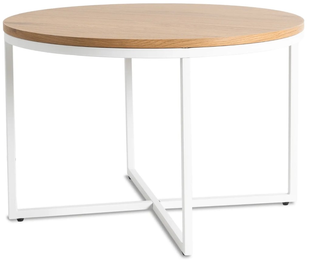 PROXIMA.store - Okrúhly konferenčný stolík HANTEL FARBA: čierna