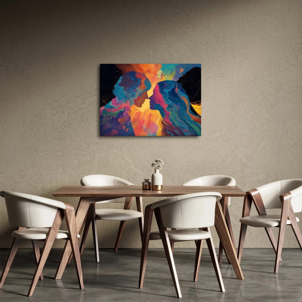 Obraz - Vesmírna láska (70x50 cm)