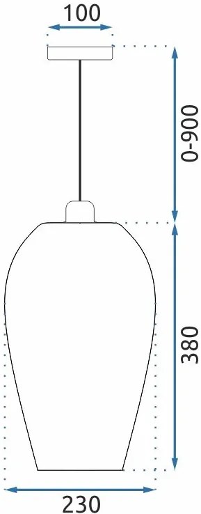 Dekorstudio Stropná lampa APP986-1CP