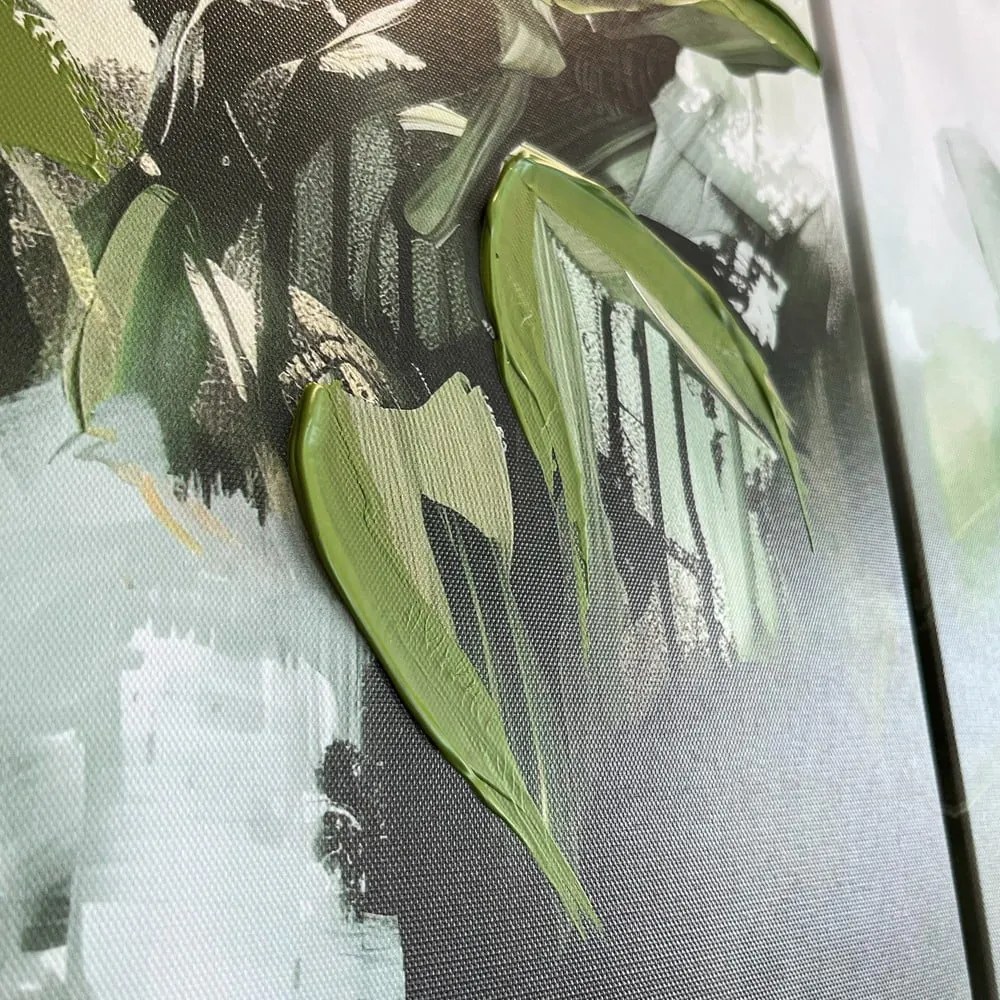 Obrazy s ručne maľovanými prvkami v súprave 2 ks 50x70 cm Myrtle – Styler