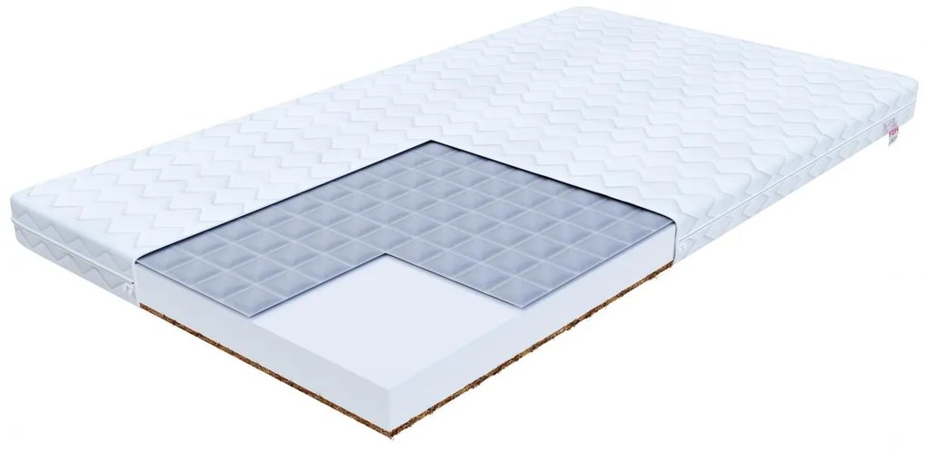 Detský matrac COMFORT 200x90x9 cm - kokos / pohánka