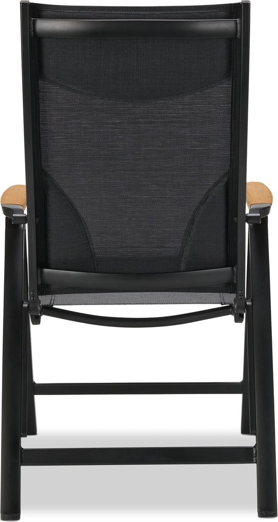 Záhradné kreslo s nastaviteľným vysokým operadlom