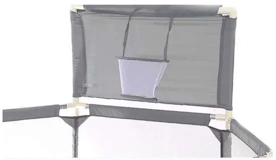 Bestent Ohrádka pre deti s loptičkami a košom 130x65x110cm GREY
