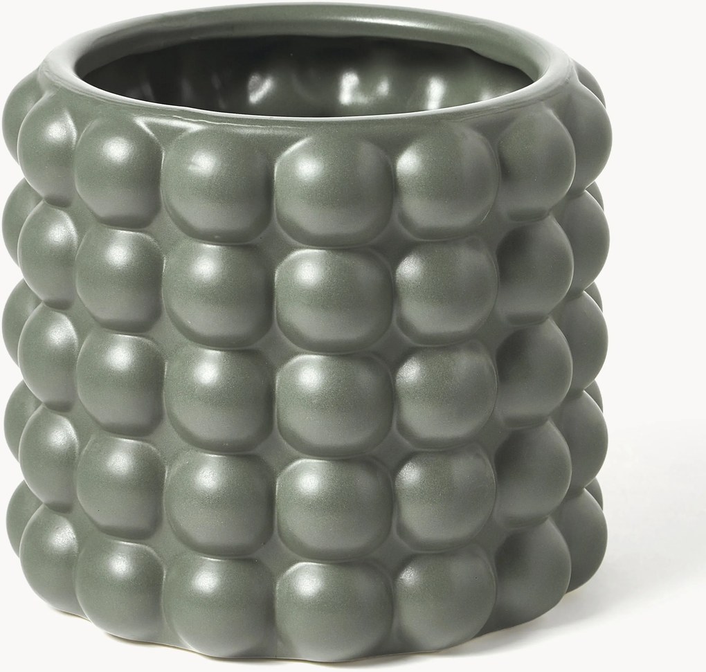 Obal na kvetináč z kameniny Bob, V 18 cm