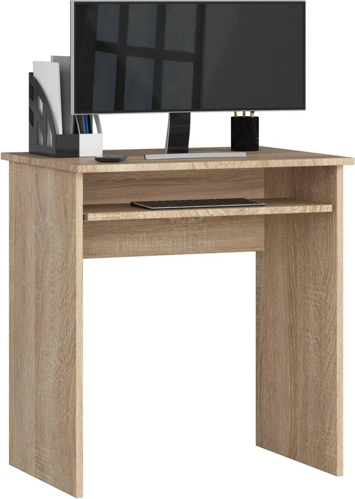 PC stolík Shakti (dub sonoma). Akcia -18%. Vlastná spoľahlivá doprava až k Vám domov. 1128572