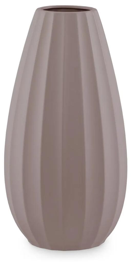 AmeliaHome Váza Cob 18x33, 5cm cappuccino, velikost 18x18x33,5