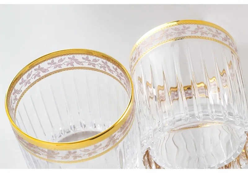 BOHEMIA PRESTIGE DORATO POHÁR NA WHISKY 360ML SADA 6 KS