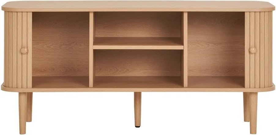 TV stolík v dekore borovice v prírodnej farbe 113x51,5x40 cm Nikko – House Nordic