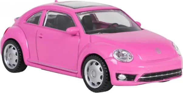 Model auta Volkswagen Beetle 1:43 RASTAR ružový