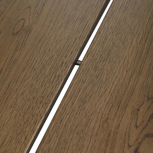 Jedálenský stôl 220x90 cm HT-T1822 WAL orech / čierne nohy
