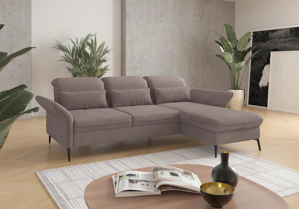 XXXLutz ROHOVÁ SEDAČKA, textil, taupe Sit & More - Sedačky - 000144011831