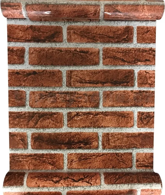 Samolepiace tapety tehla klasik červená 45 cm x 10 m IMPOL TRADE 307 Samolepiace tapety