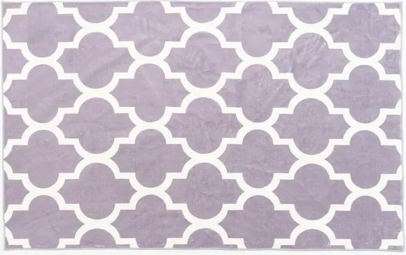 Protišmykový koberec NOVO maroko sivý