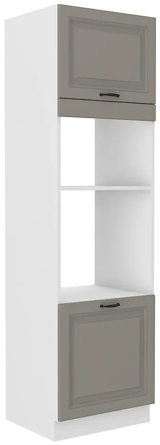 Kuchynská skrinka Stilo claygrey/biely 60dmp/210 2f