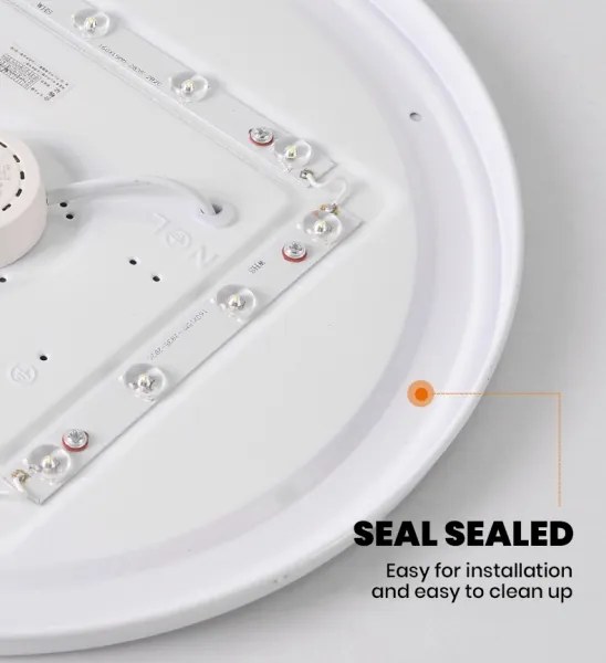 Brilagi - LED stmievateľné stropné svietidlo SMART STARS LED/36W/230V, priemer 48 cm, Wi-Fi Tuya + diaľkový ovládač