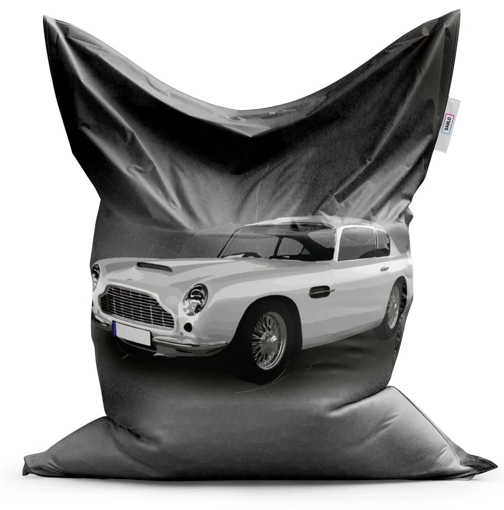 Sablio Sedací vak Aston Martin Tmavé pozadie - 200x140 cm