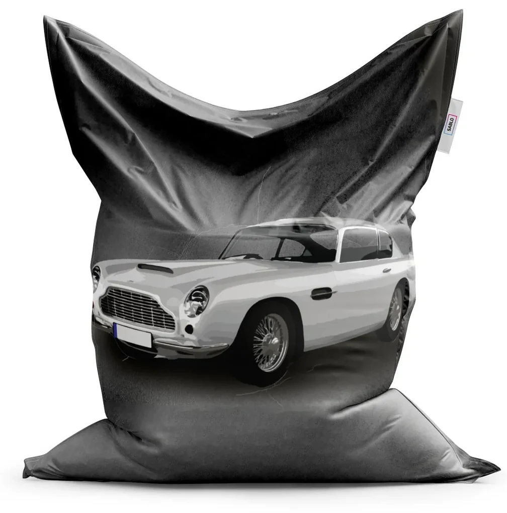 Sablio Sedací vak Aston Martin Tmavé pozadie - 200x140 cm