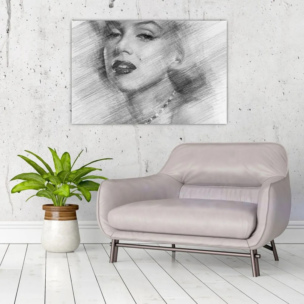 Obraz - Portrén Merilyn Monroe (90x60 cm)