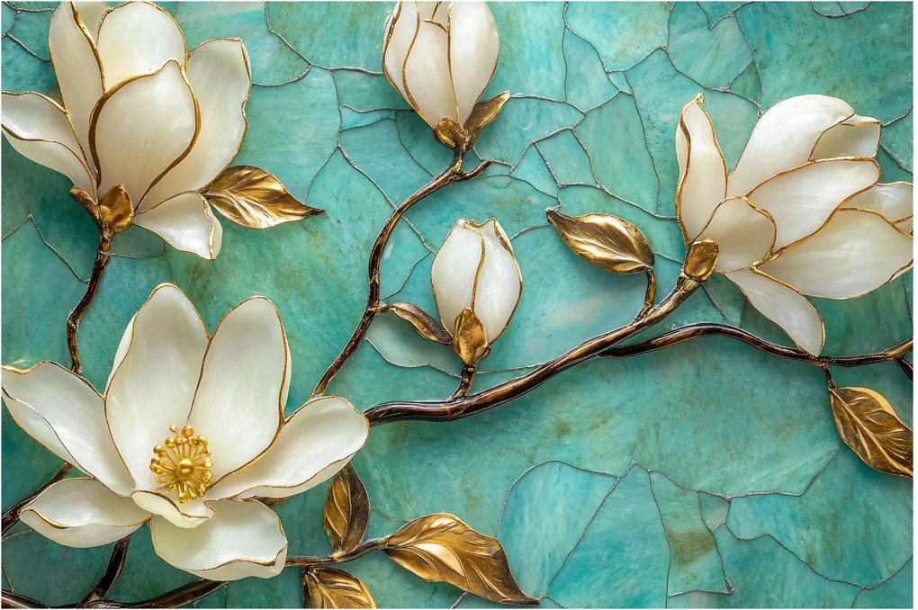 Obraz - 3D magnólia (90x60 cm)