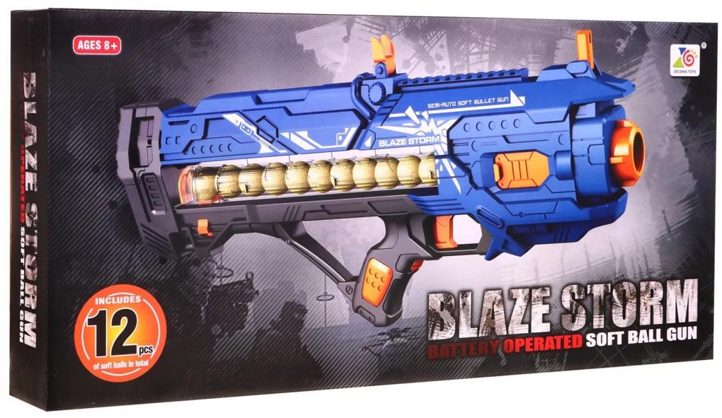 RAMIZ Veľká puška Blaze Storm 12 penových loptičiek ZMI.ZC7073