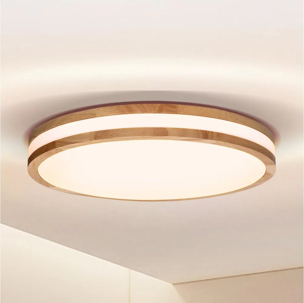 Brilagi - LED Stropné svietidlo MOLINA LED/24W/230V dub pr. 29 cm