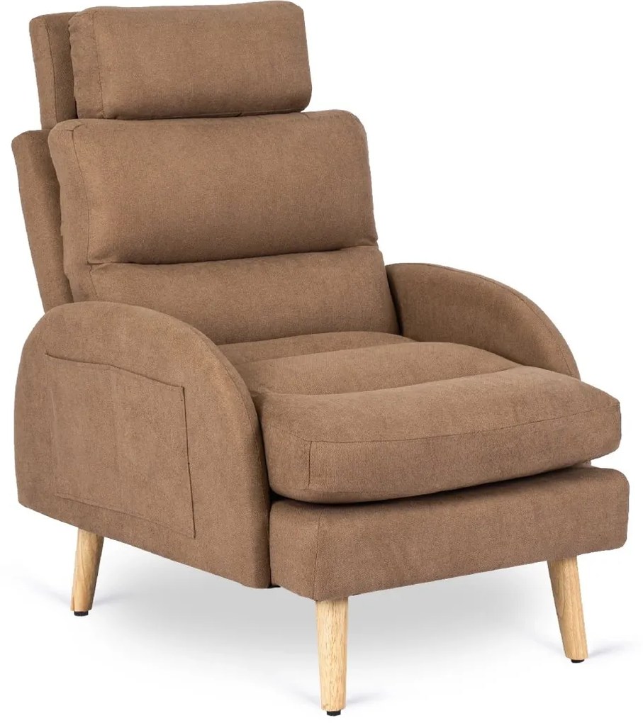 PROXIMA.store - Sklápacie kreslo HENRY FARBA: čierna