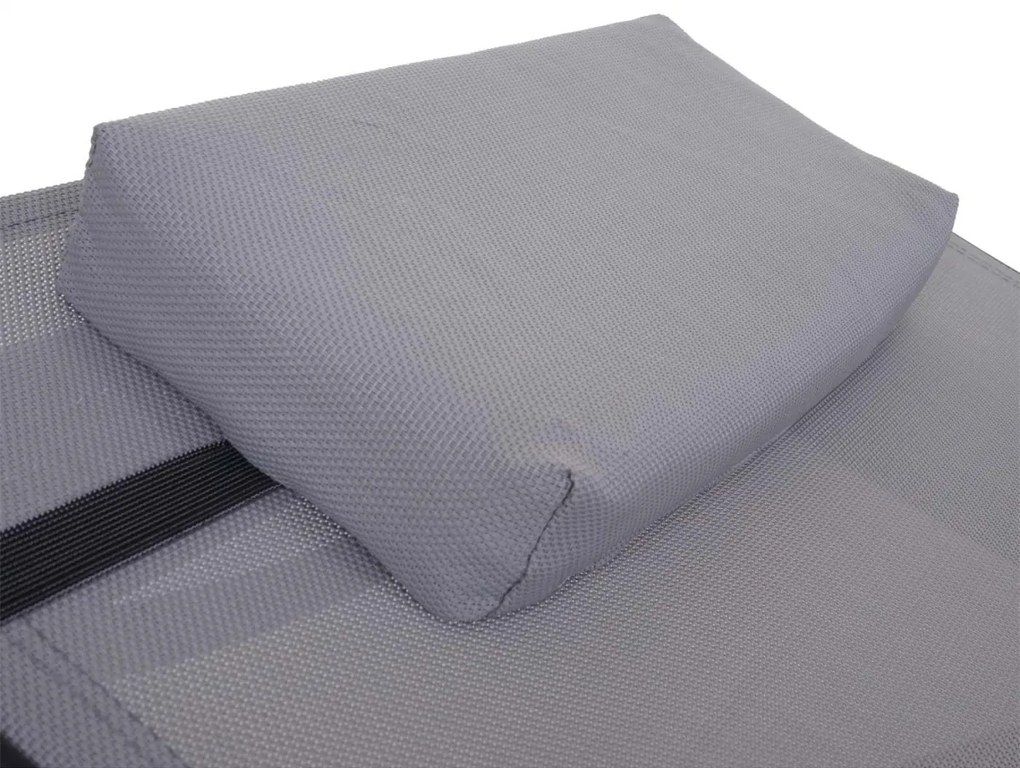 Lehátko Savannah, polyratan - melír hnedý, sivý poťah