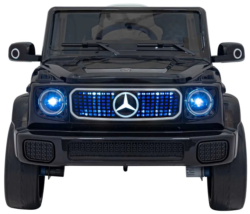 Detské autíčko s elektrickým pohonom 4x4 Mercedes Benz EQG - čierne