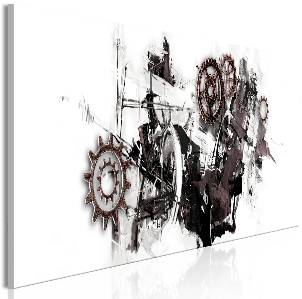 Artgeist Obraz - Complicated Machine (1 Part) Narrow Veľkosť: 120x40, Verzia: Premium Print