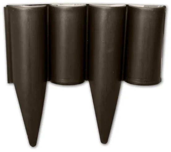 Bradas Záhradná palisáda plastová 2,5m Brown PALGARDEN