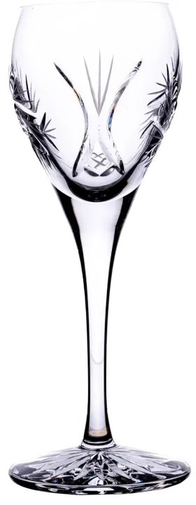 Onte Crystal Bohemia Crystal ručne brúsené poháre na Likér Veterník 90 ml 2KS