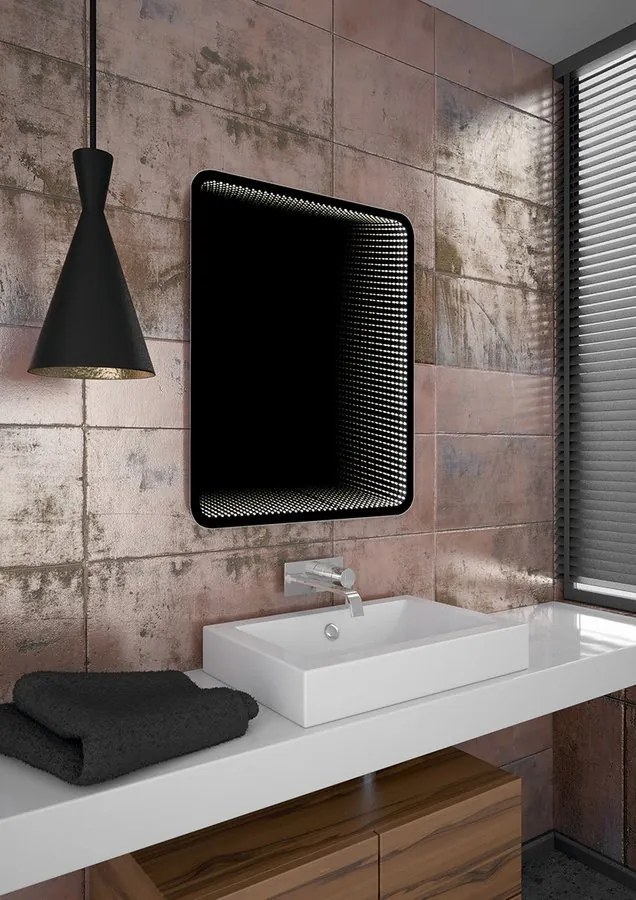 Sapho Sapho, SENFINECO zrkadlo 650x800mm, LED 3D efekt, SF115